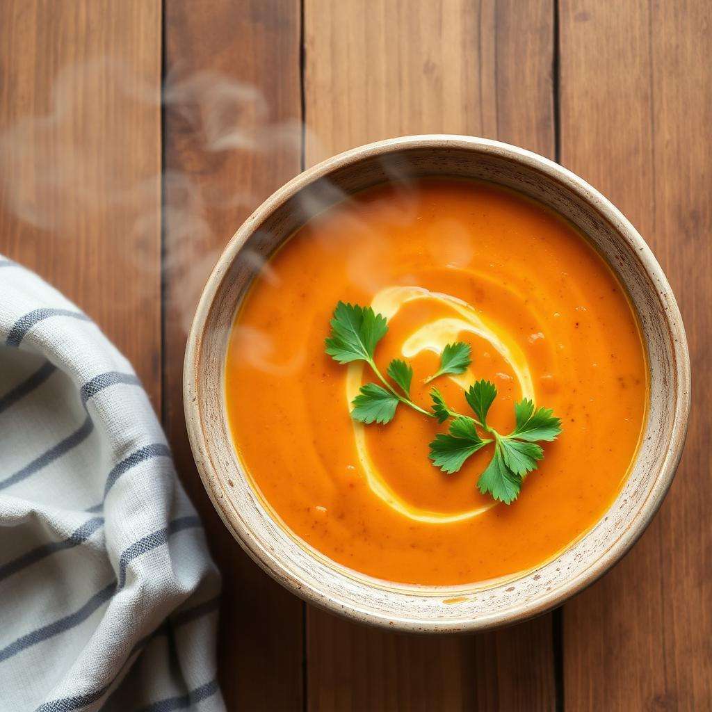 Halal Healthy Sweet Potato Lentil Soup