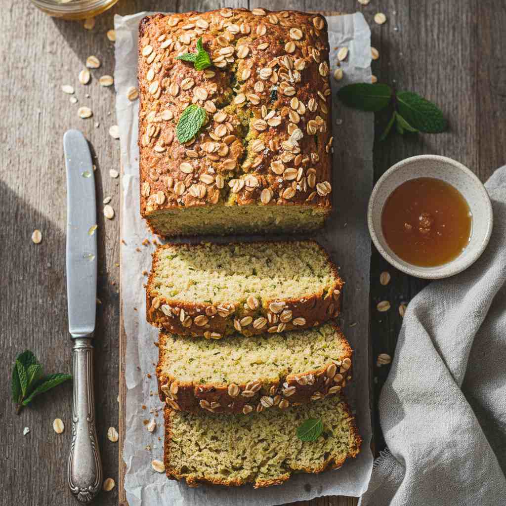 Halal Healthy Zucchini Bread with Oats Recipe