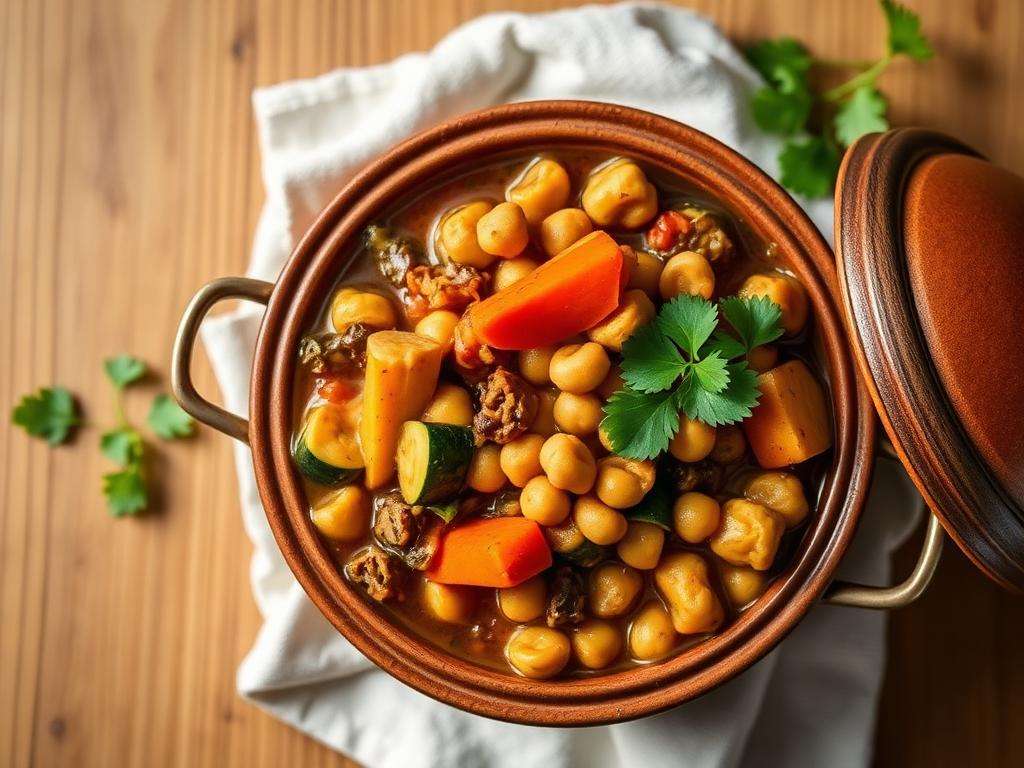 Halal High Fiber Mixed Vegetable Stew (Moroccan)
