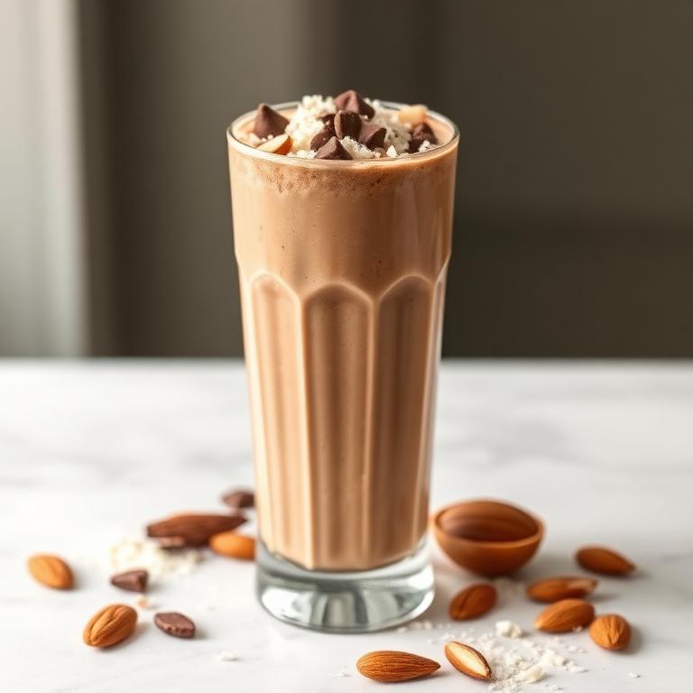 Halal High Protein Almond Joy Protein Shake Recipe