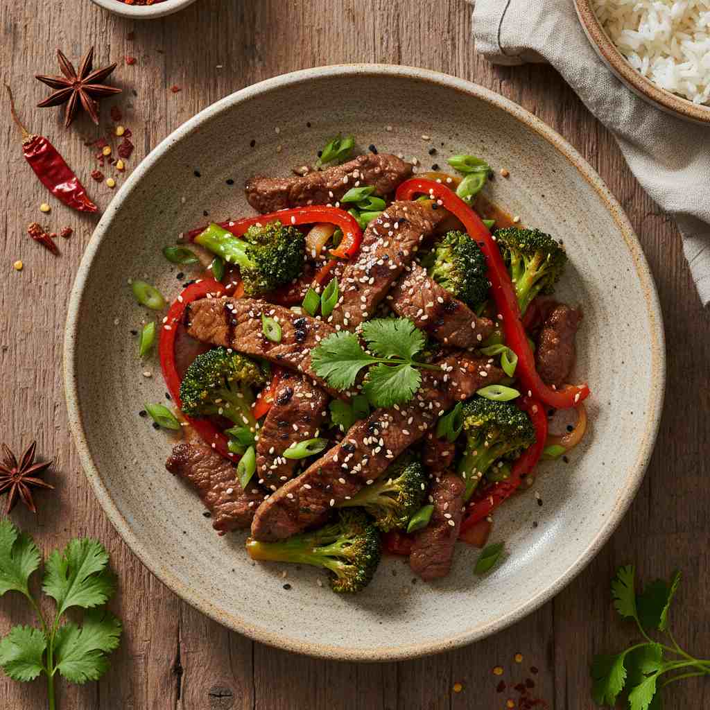 Halal High Protein Beef and Broccoli Stir Fry Recipe