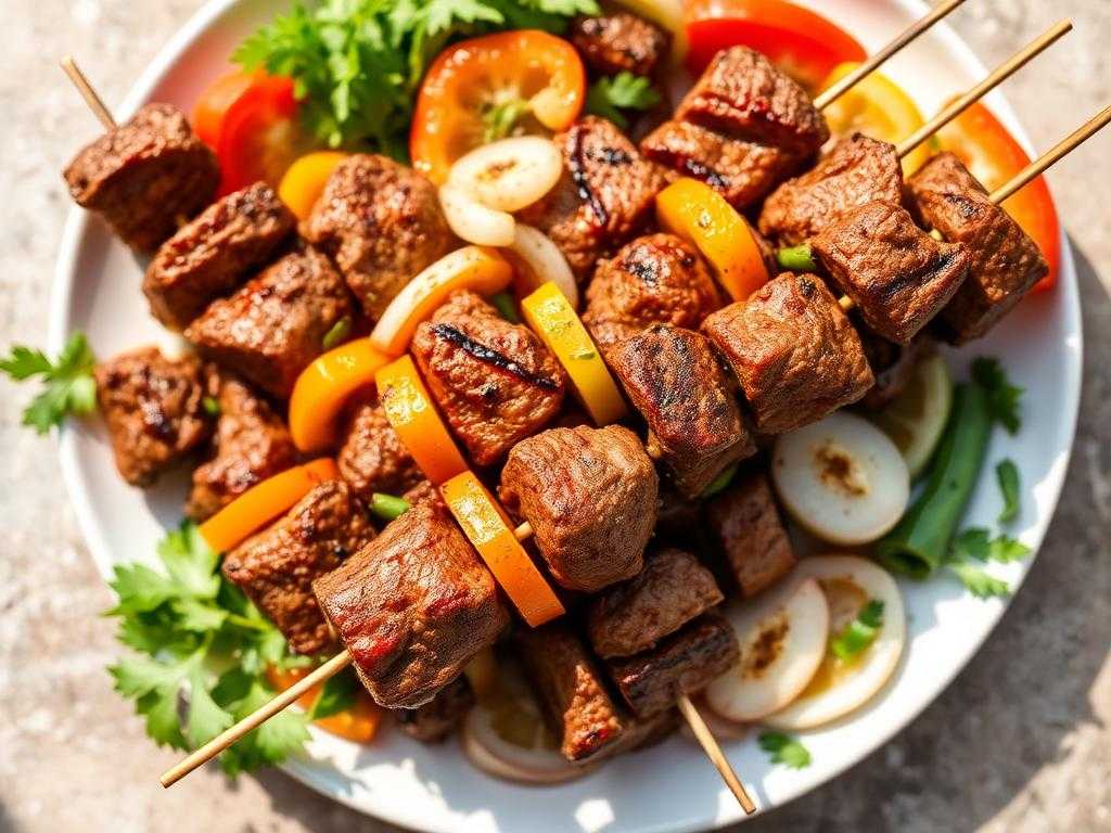 Halal High Protein Beef Kabobs Recipe