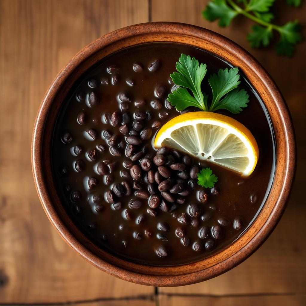 Halal High Protein Black Lentil Soup
