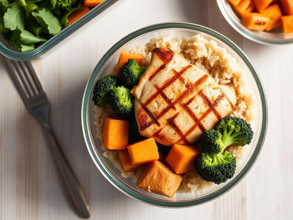 Halal High Protein Chicken and Cauliflower Rice Bowl Recipe
