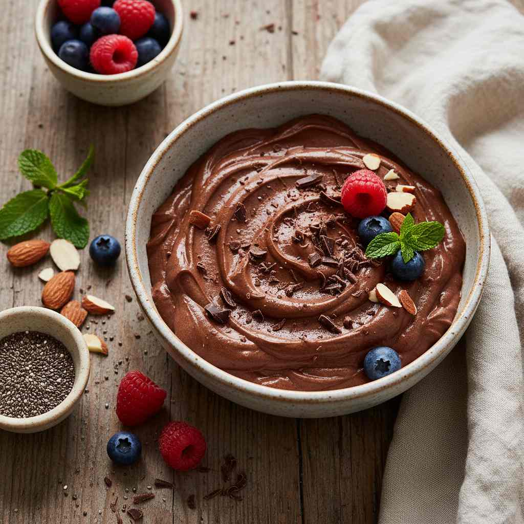 Halal High Protein Chocolate Greek Yogurt Mousse Recipe