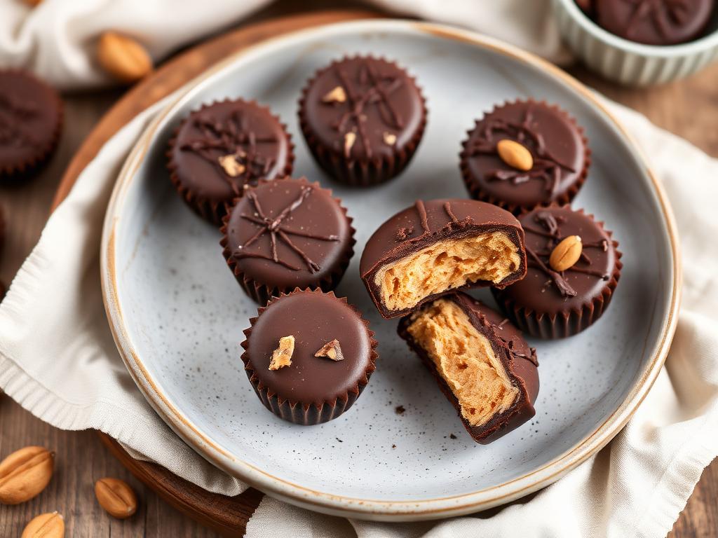 Halal High Protein Chocolate Peanut Butter Cups Recipe