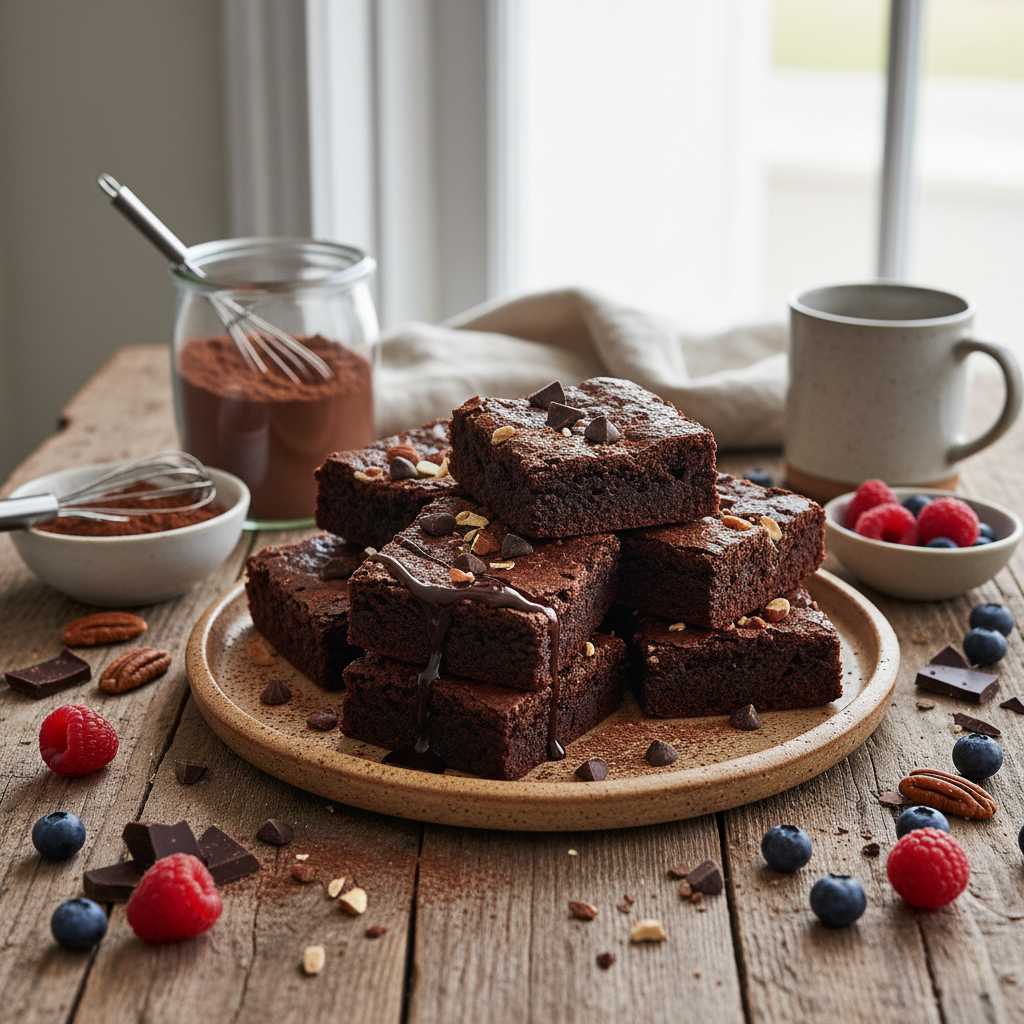 Halal High Protein Chocolate Protein Brownies Recipe