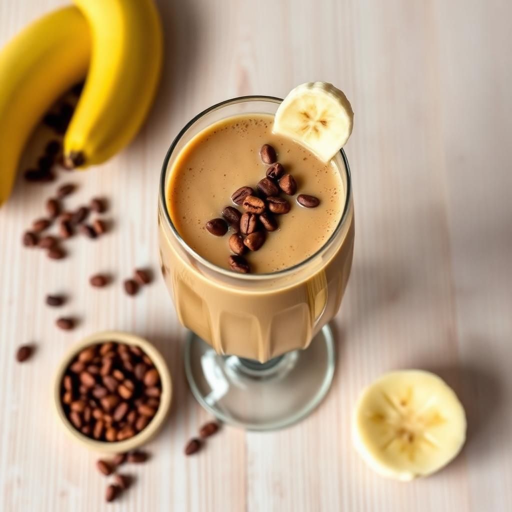 Halal High Protein Coffee Banana Protein Shake