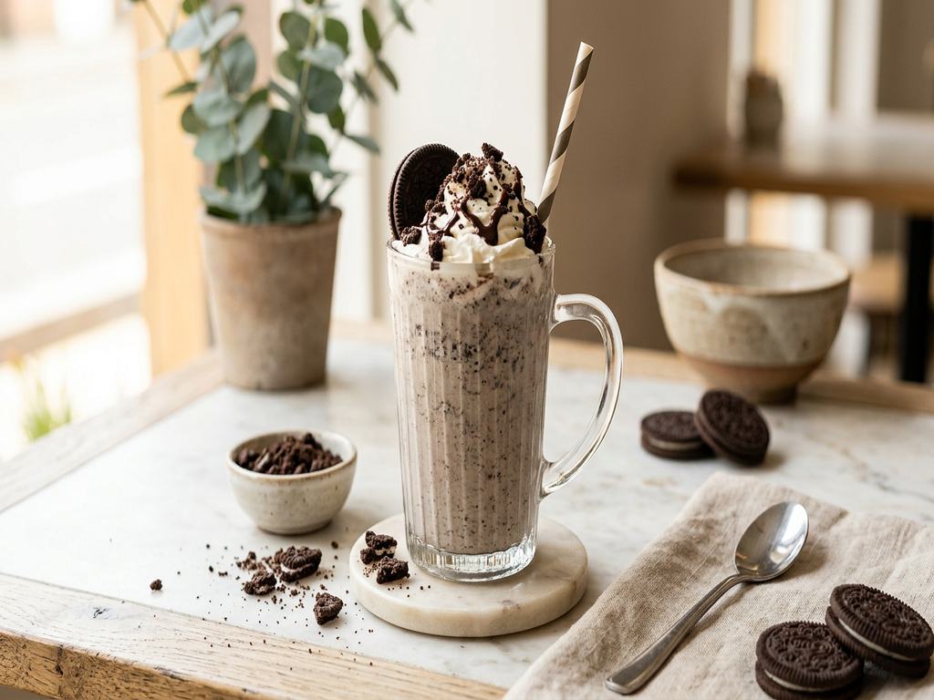 Halal High Protein Cookies and Cream Shake Recipe