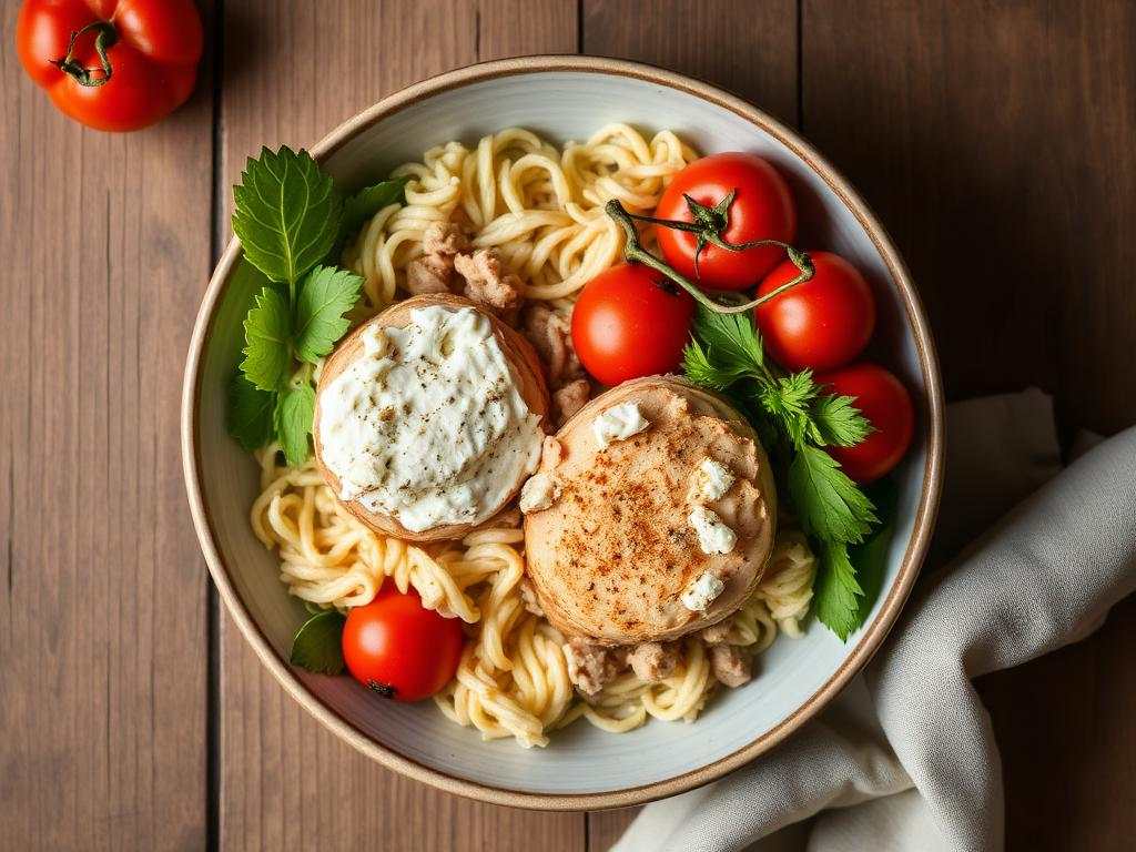 Halal High Protein Cottage Cheese Chicken Bowl Recipe