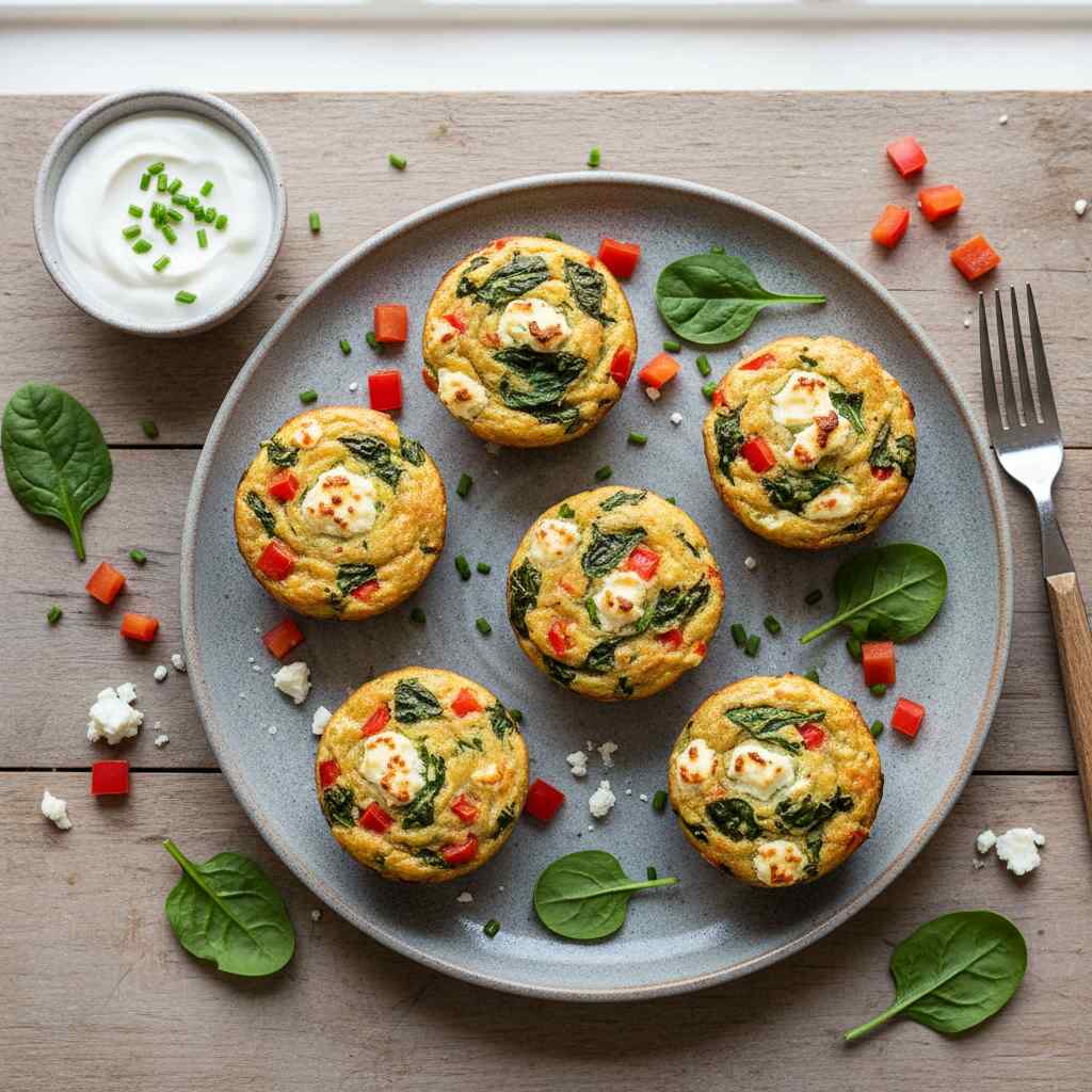 Halal High Protein Egg White Breakfast Muffins