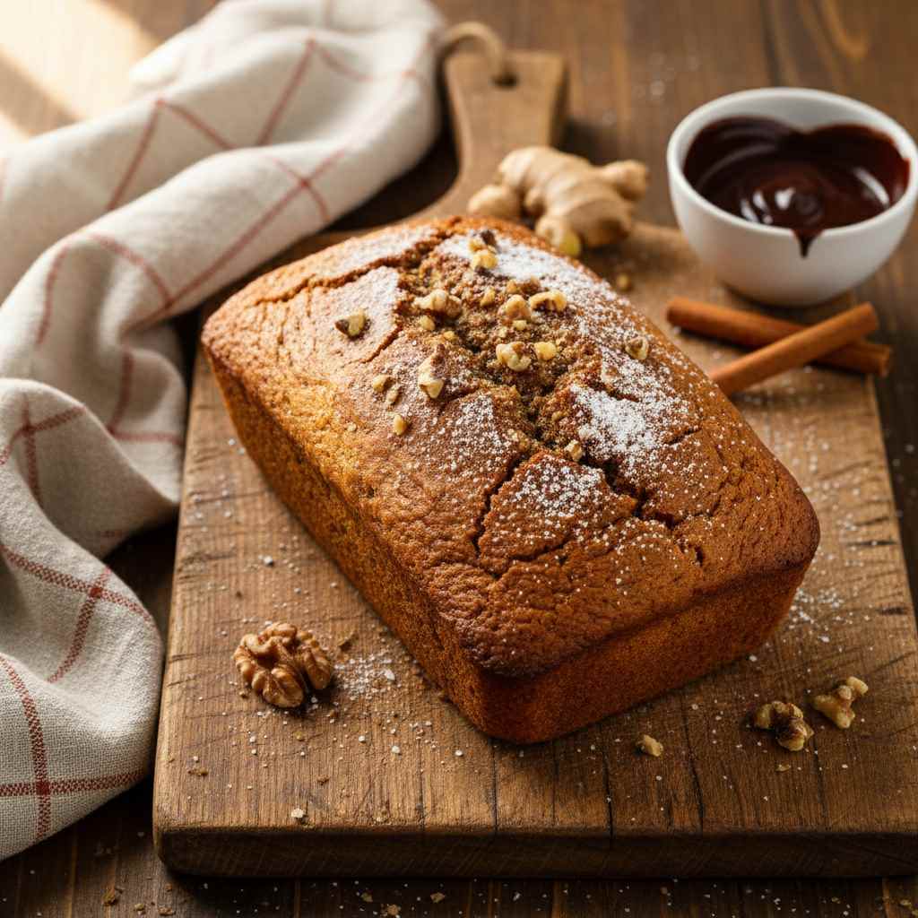 Halal High Protein Gingerbread Loaf (Healthy) Recipe