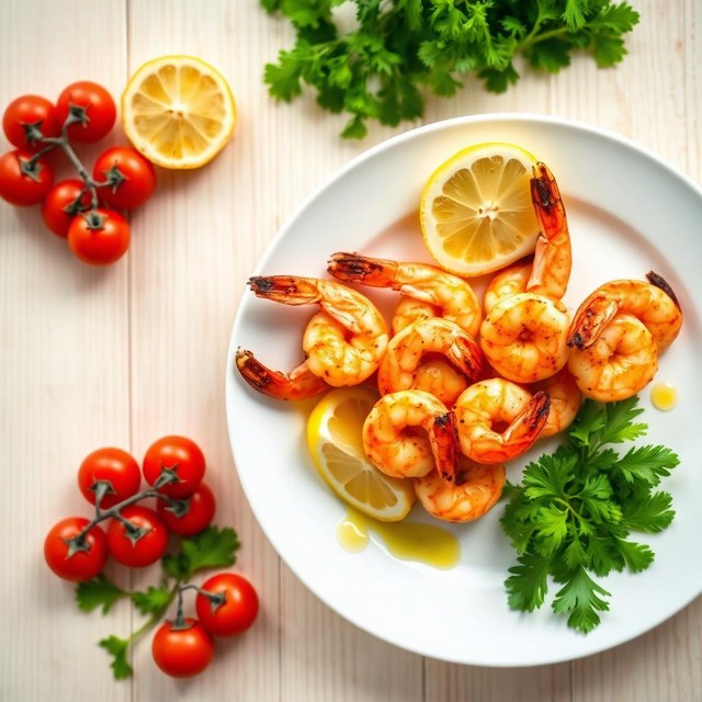 Halal High Protein Grilled Shrimp Skewers Recipe