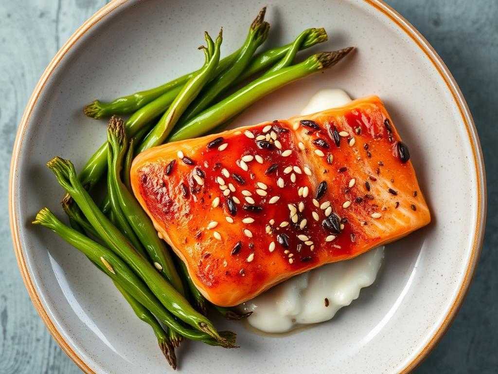 Halal High Protein Honey Garlic Salmon Recipe