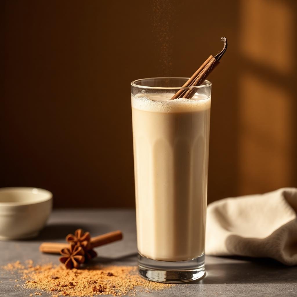 Halal High Protein Vanilla Cinnamon Protein Shake Recipe