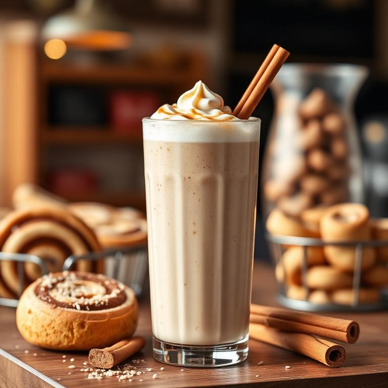 Halal High Protein Vanilla Cinnamon Roll Drink Recipe
