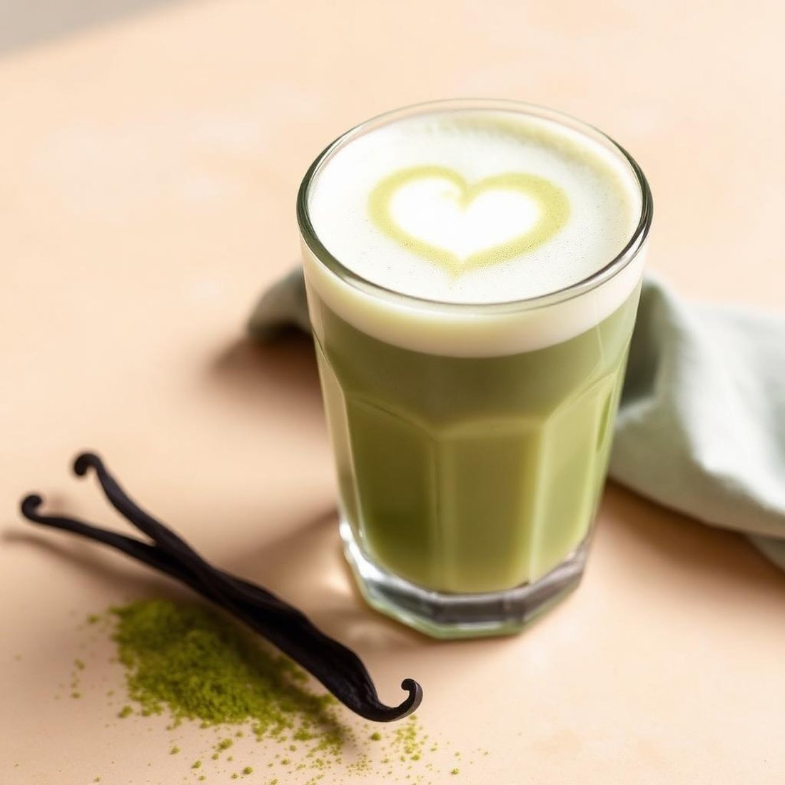 Halal High Protein Vanilla Matcha Latte Recipe