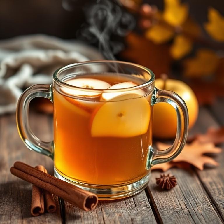 Halal Homemade Apple Pear Cinnamon Drink Recipe