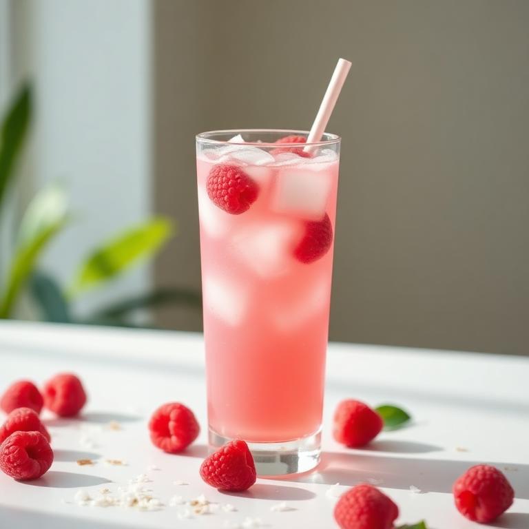 Halal Homemade Raspberry Coconut Water Recipe