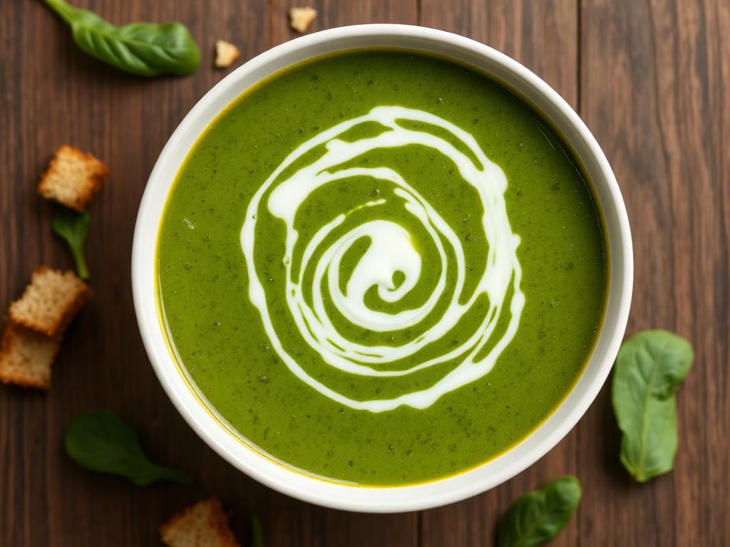 Halal Indian Style Palak Soup (Creamy Healthy)