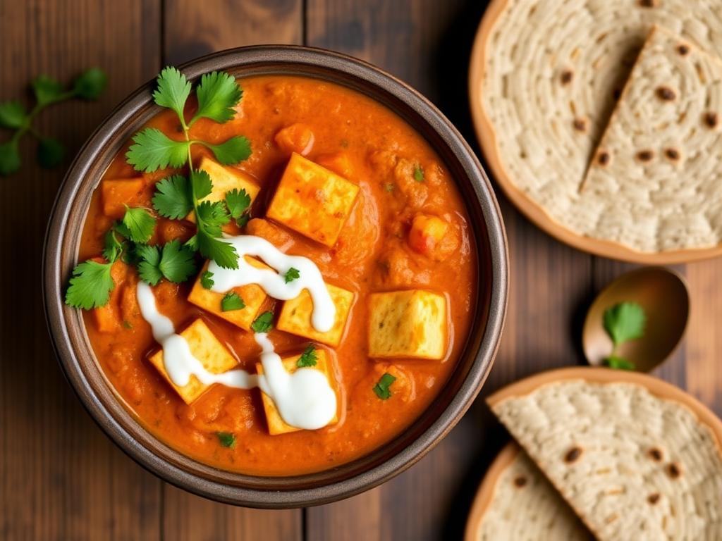 Halal Indian Style Paneer Butter Masala (Less Oil)