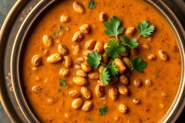 Halal Indian Style Red Lentil Dal Tadka - Easy