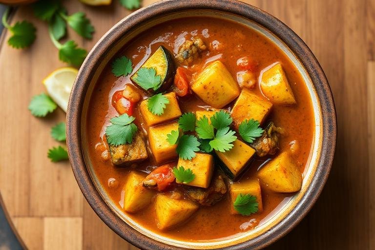 Halal Indian Style Zucchini Curry - Light Summer