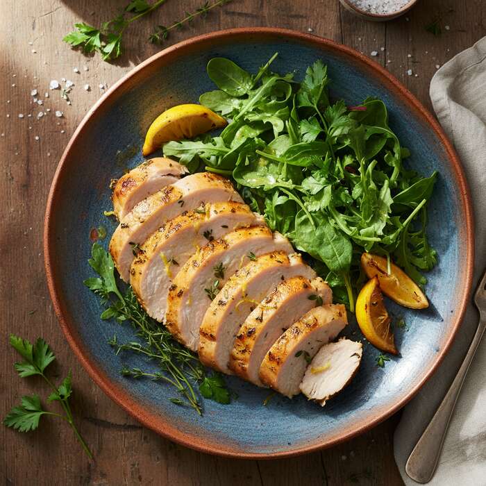 Halal Keto Lemon Herb Turkey Breast