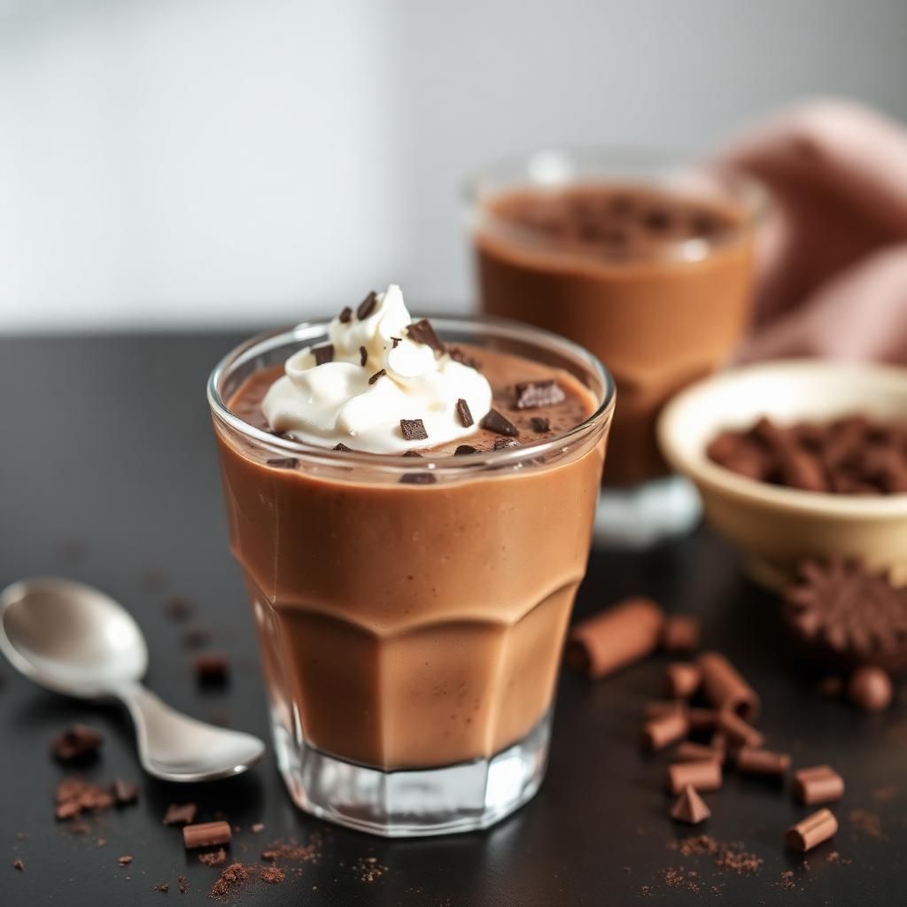 Halal Low Calorie Chocolate Protein Pudding Recipe