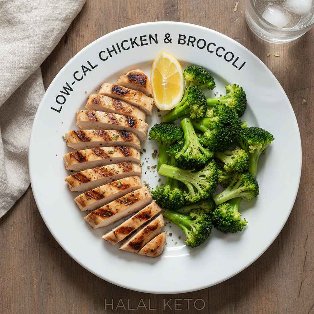 Halal Low Calorie Keto Chicken Broccoli