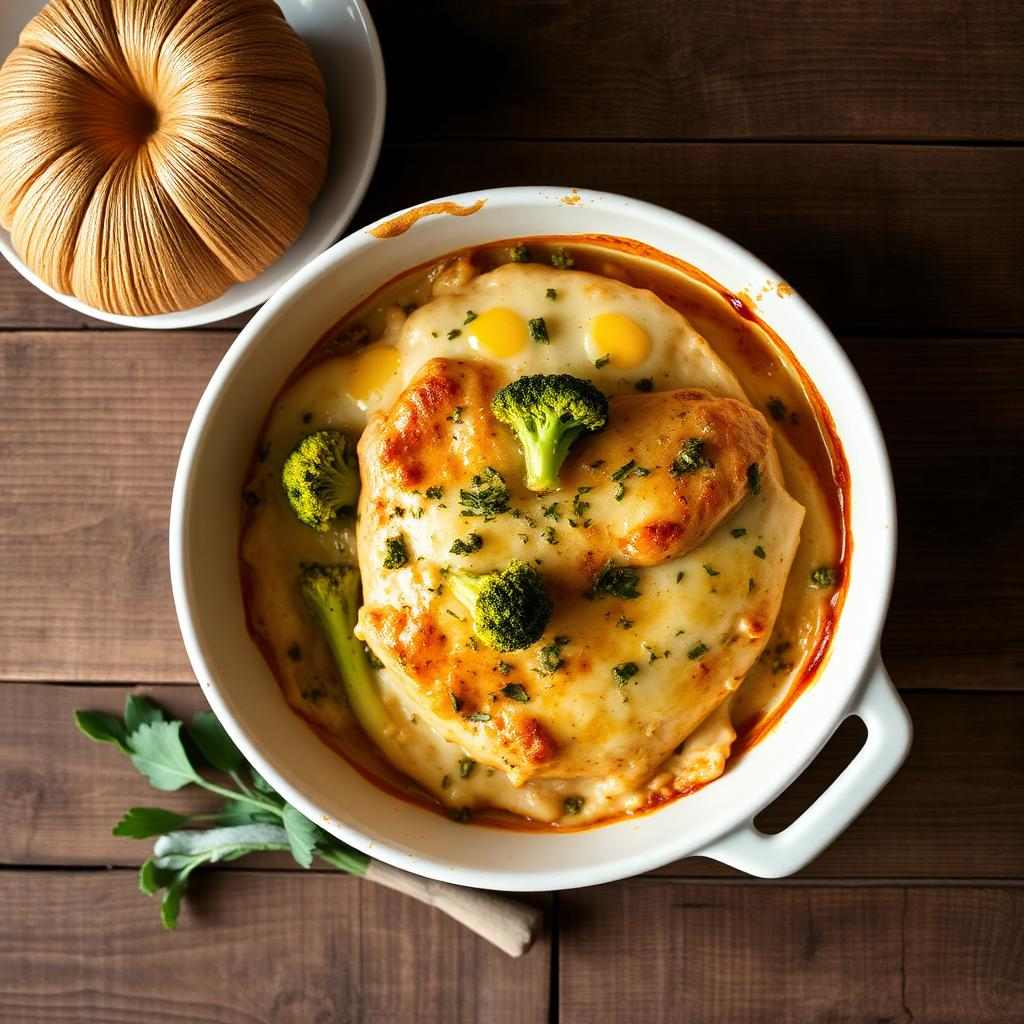 Halal Low Calorie Keto Chicken Casserole Recipe