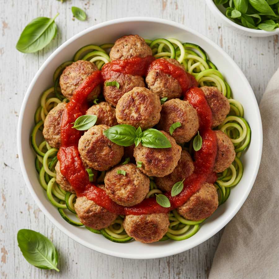 Halal Low Calorie Keto Turkey Meatballs
