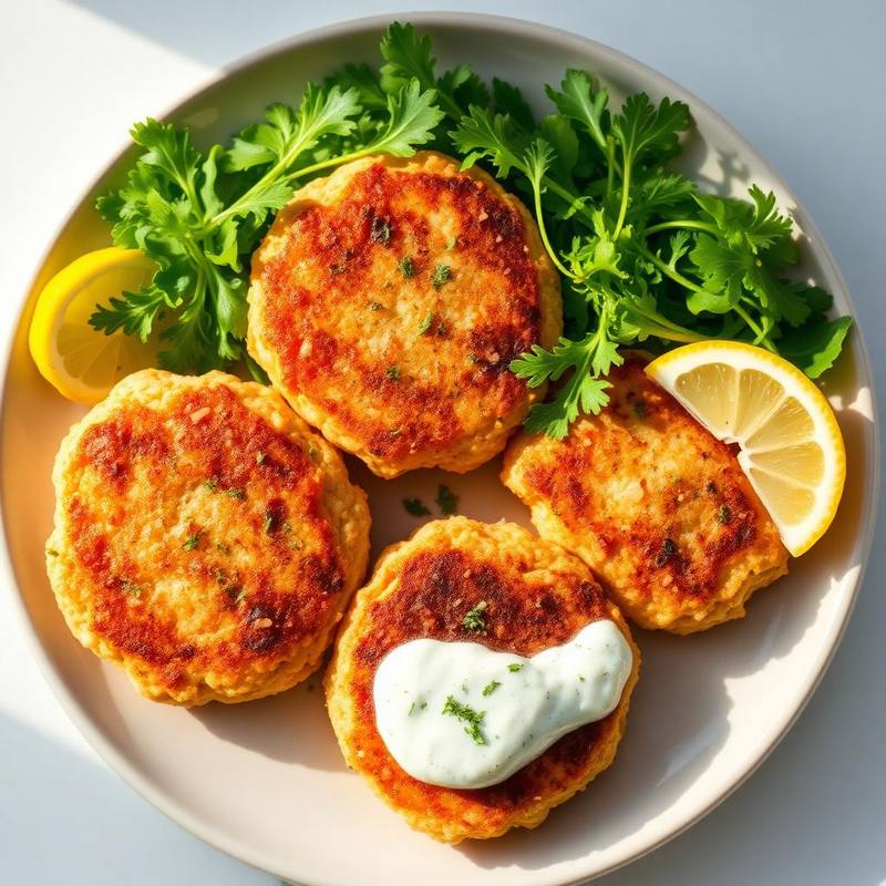 Halal Low Calorie Salmon Cakes Recipe