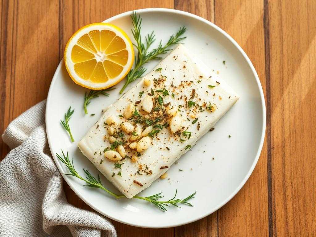 Halal Low Carb Baked Cod Fillet