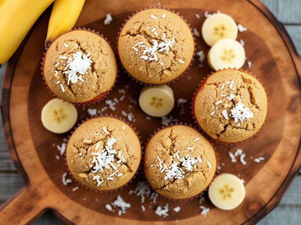 Halal Low Carb Coconut Flour Banana Muffins Recipe