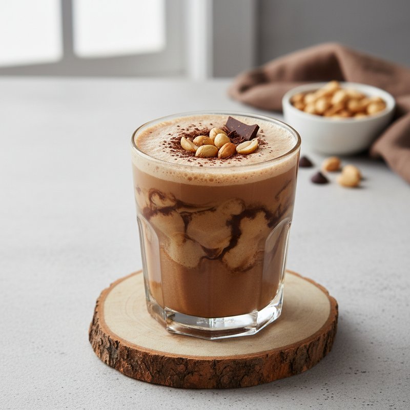 Halal Low Carb Keto Chocolate Peanut Butter Drink Recipe