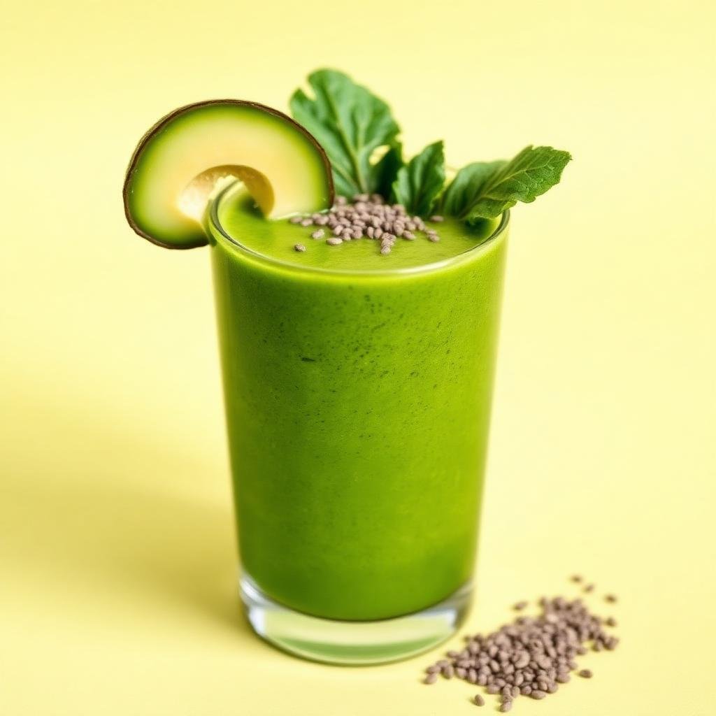 Halal Low Carb Keto Green Goddess Smoothie