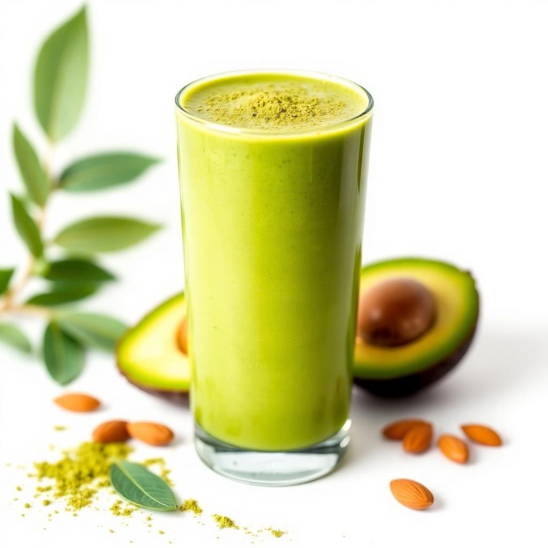 Halal Low Carb Keto Green Tea Matcha Smoothie Recipe