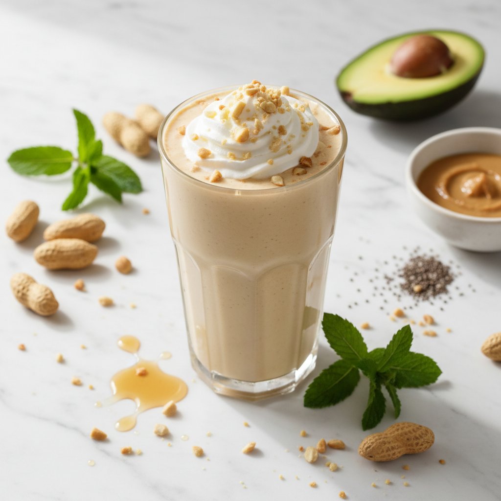 Halal Low Carb Keto Peanut Butter Smoothie Recipe