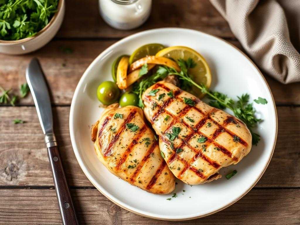 Halal Low Sodium Garlic Herb Grilled Chicken Recipe