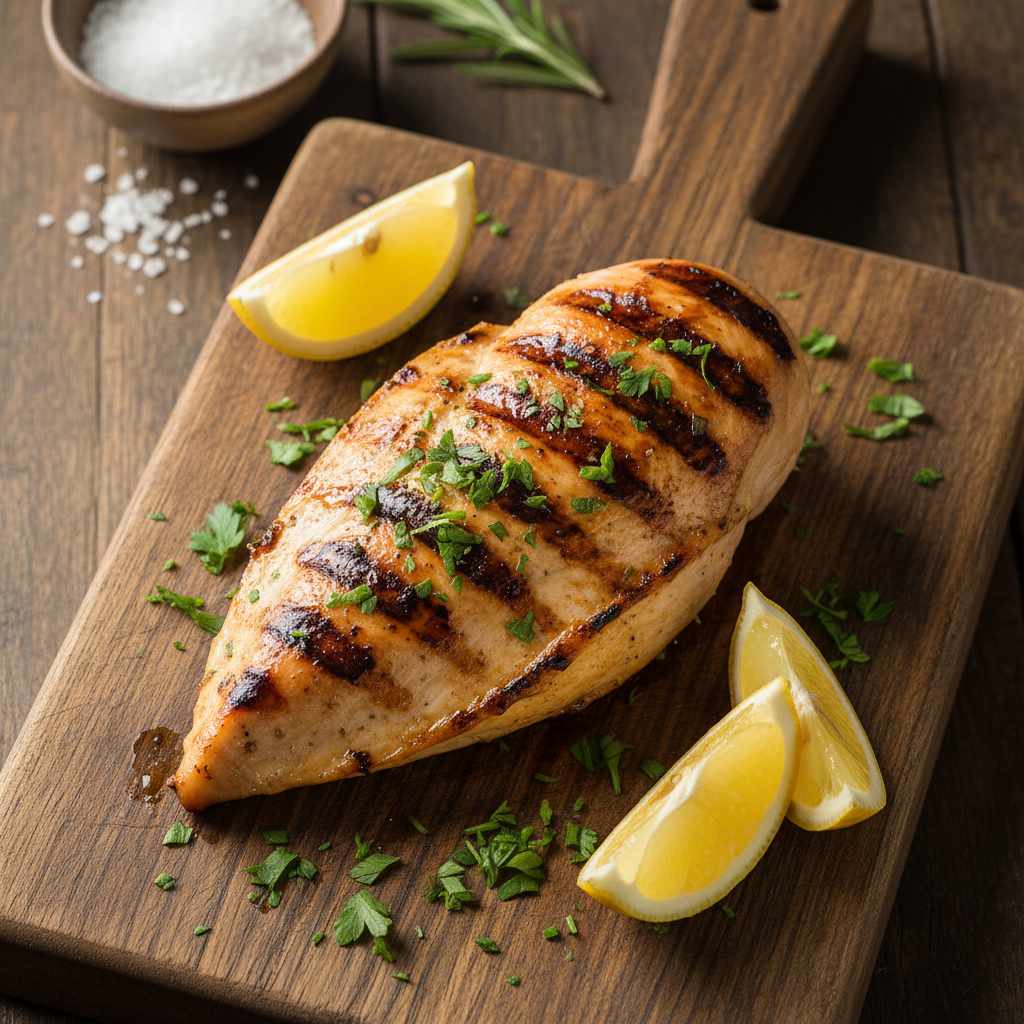Halal Low Sodium Grilled Chicken Breast Recipe