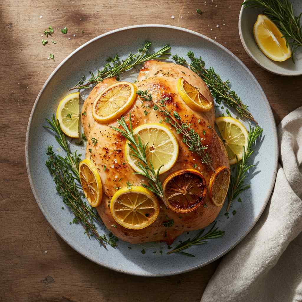 Halal Low Sodium Lemon Herb Turkey