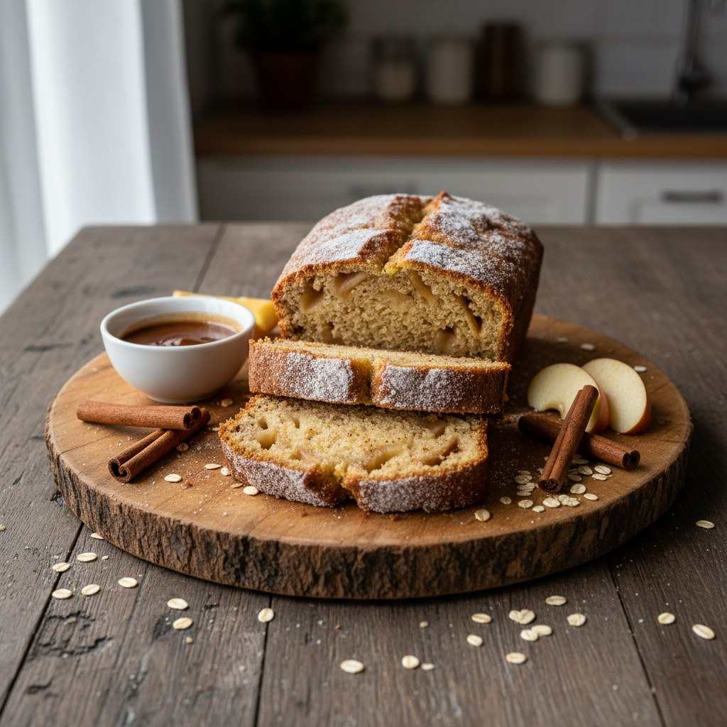 Halal Low Sugar Apple Cinnamon Bread Recipe
