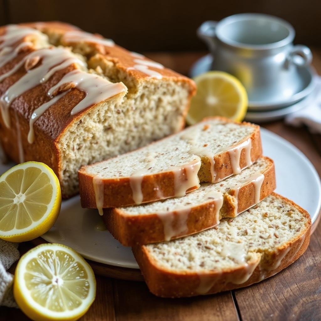 Halal Low Sugar Lemon Poppy Seed Bread Recipe