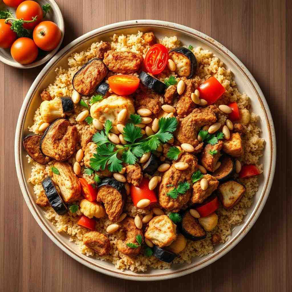 Halal Maqluba Recipe Healthy Upside Down Rice