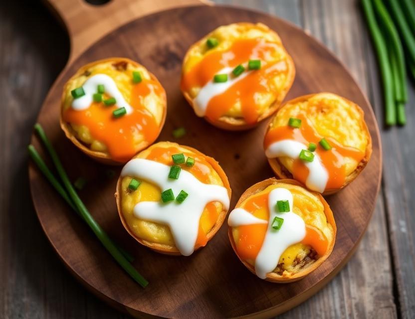 Halal Meal Prep Buffalo Ranch Breakfast Egg Cups Recipe