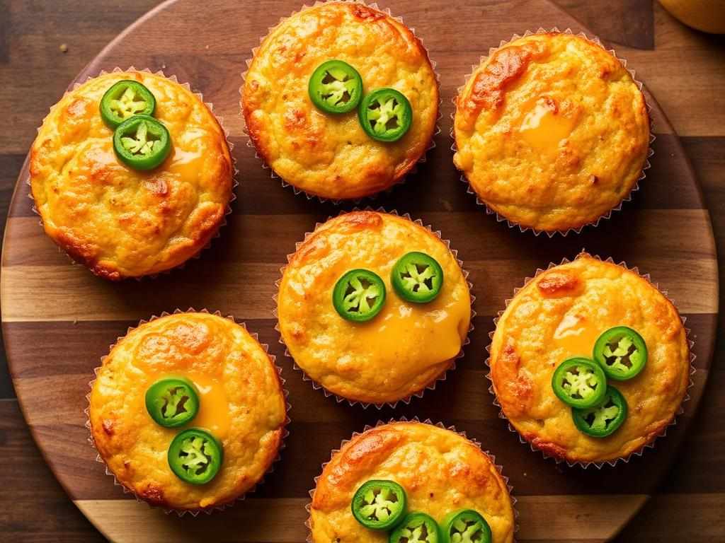 Halal Meal Prep Jalapeño Cheddar Breakfast Muffins Recipe