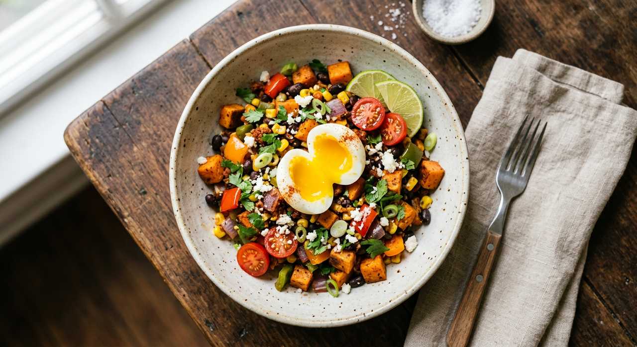 Halal Meal Prep Southwest Sweet Potato Breakfast Hash Recipe