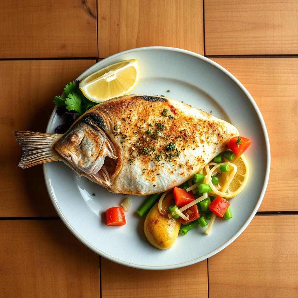 Halal Mediterranean Baked Tilapia Recipe