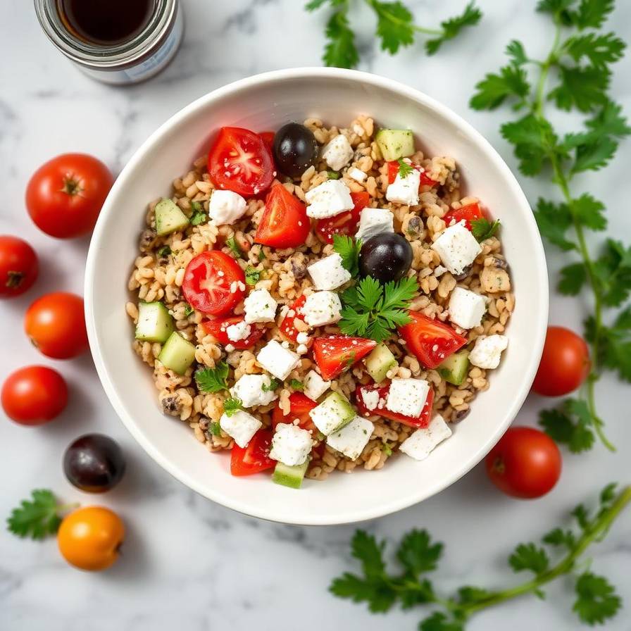 Halal Mediterranean Barley Salad Recipe